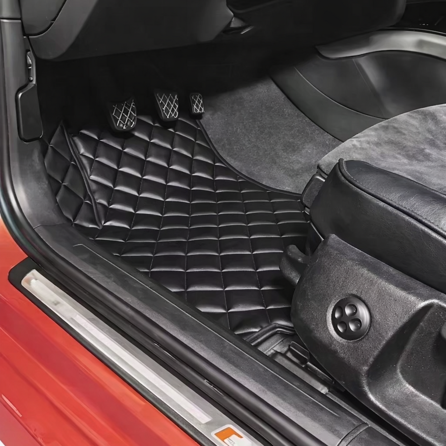Swextil Audi A4 Fußmatten Set für A4 B8 (2008-2016) -Diamond Fußmatte Ersatzteil