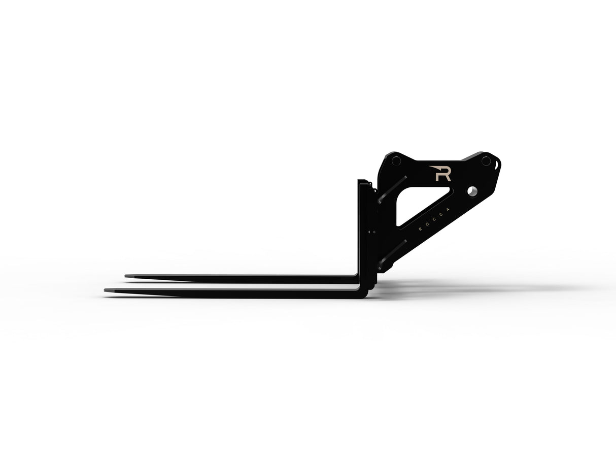 Terrox tiltrotator pallet fork loading load up to 4.2t