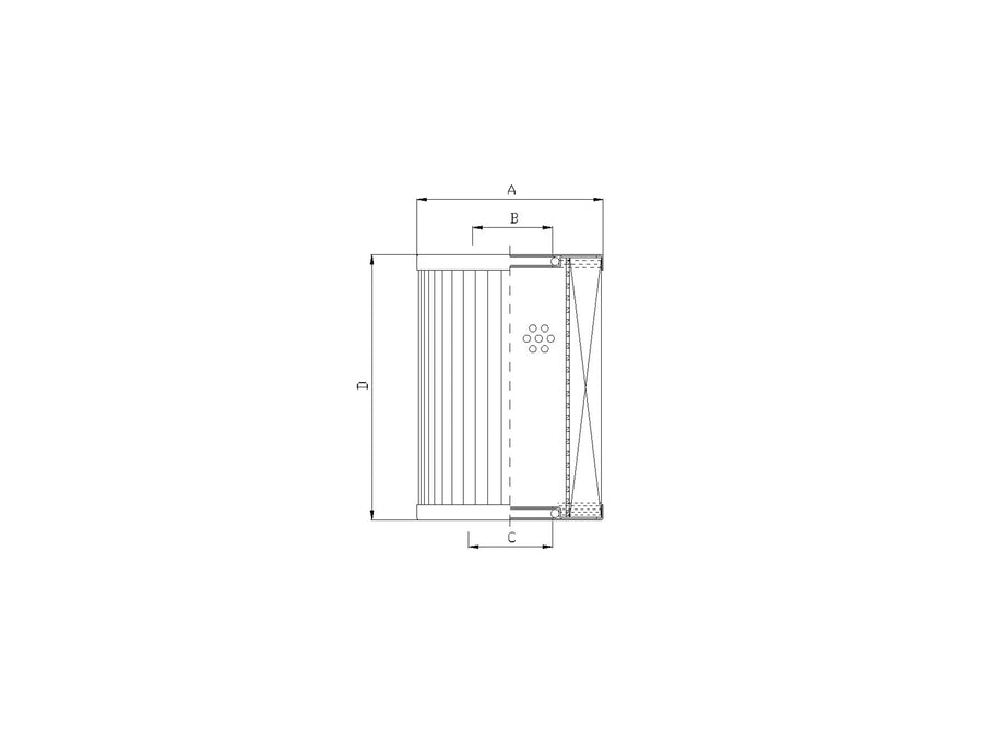 Original FILTREC Filterelement für Druckfilter DMD362B100B