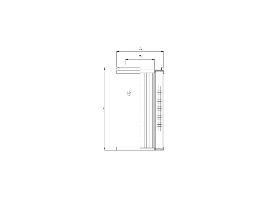 Original FILTREC Filterelement für Rücklauffilter R410G10