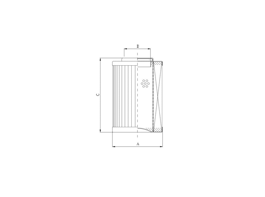 Original FILTREC Hydraulikfilterelement (Druckfilter) XD040T80A