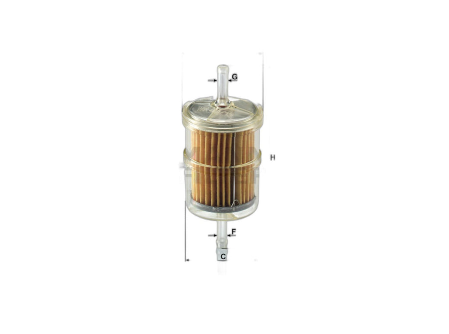 Original MANN-FILTER Kraftstoff-Leitungsfilter (Inline) WK 43/12 (10)