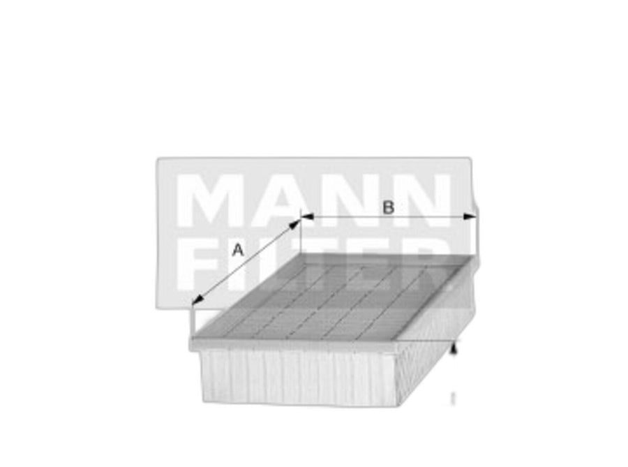 Original MANN-FILTER Luftfilterelement C 2860/3
