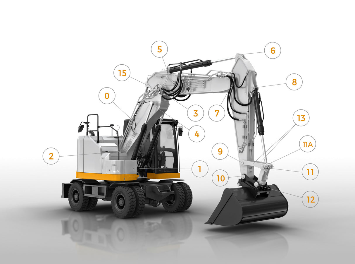 Takeuchi TB1160W Bolzen-/Buchsensatz – Reparatursatz Mobilbagger