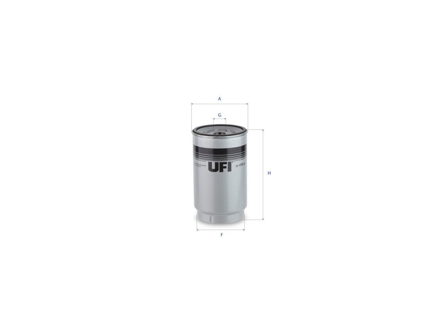 Original UFI Filters Kraftstofffilter SpinOn 24.262.00