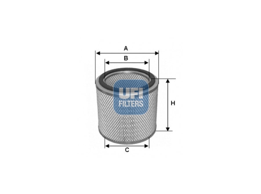 Original UFI Filters Luftfilterelement 27.724.00
