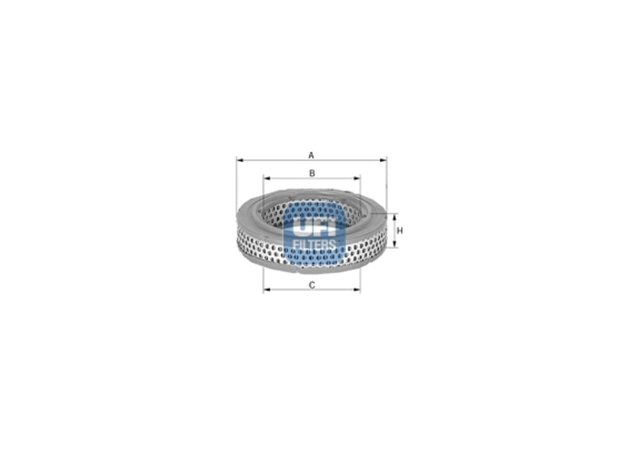 Original UFI Filters Luftfilterelement 27.906.00