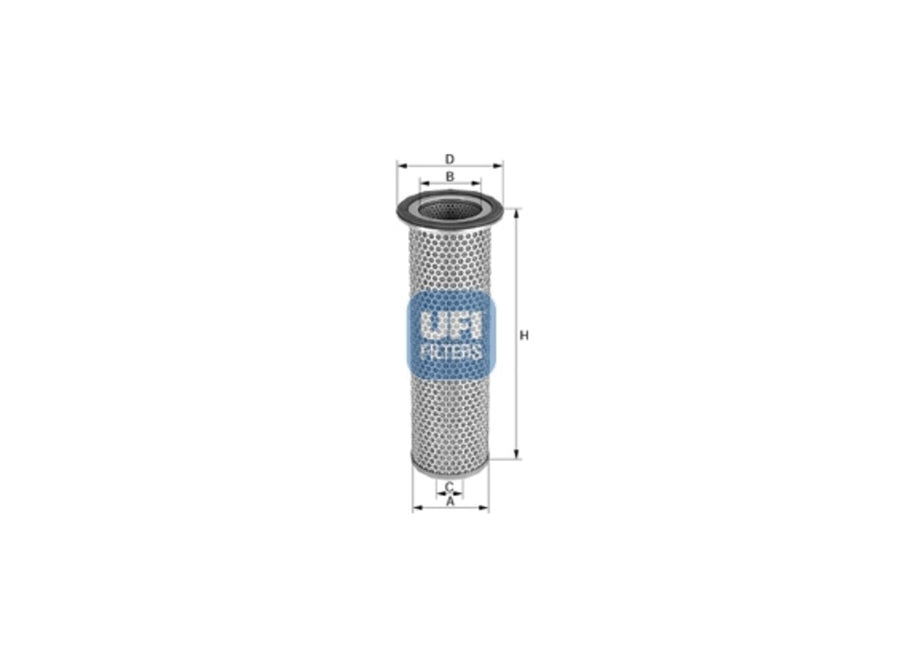 Original UFI Filters Luftfilterelement 27.A38.00