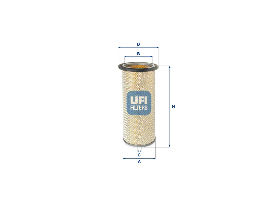 Original UFI Filters Luftfilterelement 27.D28.00