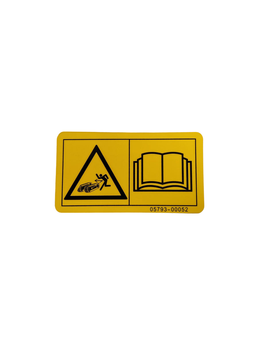 Genuine Takeuchi decal 05793-00052