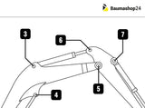 Premium Line Takeuchi TB215R Bolzen-/Buchsensatz – Reparatursatz Minibagger Reparatursatz Ersatzteil