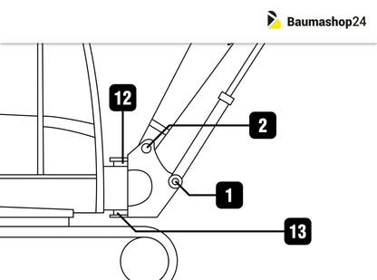 Komatsu bolt/socket set spoonful for PC16R-3HS