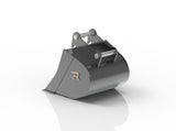 Terrox Digging bucket Without teeth - for 4.0 to 5.5 tons - XT -4