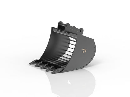 Terrox sieve spoon with teeth - for 0.8 to 1.8 tons - XS -1