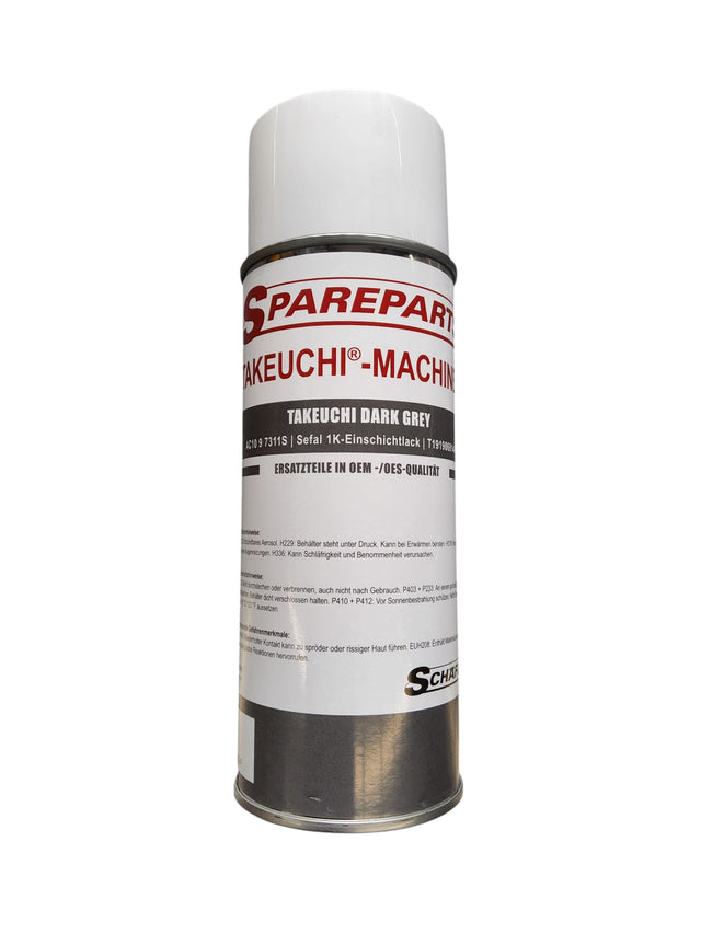 Takeuchi Sprühdose Dunkelgrau T191906-9144N – Original Lackspray Lack- & Sprayfarbe Ersatzteil