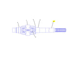 Caterpillar 420D Welle 1388529 u.a. für 424D, 426C, 428C - Ansicht 3