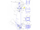 Caterpillar 424D Bolzen Teleskopstilgruppe 1737758 u.a. für 428D, 432D, 442D - Ansicht 3