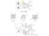Caterpillar 428E Bolzen Rahmengruppe 2096850 u.a. für 432E, 416E, 420E - Ansicht 3