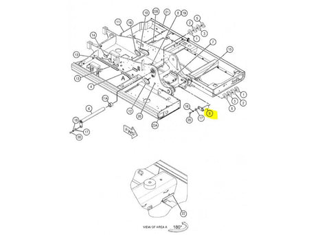 Caterpillar M313D Bolzen Rahmengruppe Oben für M313-M317 C/D/D2/F 2157925 u.a. für M315, M315C, M315D - Ansicht 2