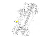 Caterpillar 416B Bolzen Löffelbefestigung 9R2956 u.a. für 416C, 426B, 426C - Ansicht 2
