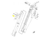Caterpillar 428B Bolzen Stielbefestigung 9R6163 u.a. für 428C, 428D, 432D - Ansicht 3