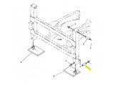 Caterpillar 428B Bolzen Schiebeschlitten 9R6545 u.a. für 438B, 428, 438 - Ansicht 2