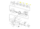 Caterpillar 416B Bremslamelle 9R9401 u.a. für 416C, 416D, 420D - Ansicht 5
