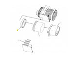 Original Caterpillar 414E Luftfilter Sicherheitsfilter 227-7449 u.a. für 416D, 416E, 420D - Ansicht 4