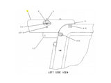 Original Caterpillar 307 Sonnenblende 6C-8766 u.a. für 312, 315, 317 - Ansicht 3