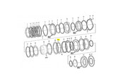 Original Volvo A25E Kupplungsscheibe VOE11038724 u.a. für A30C, A30D, A30E