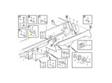 Original Volvo A25E Gummikissen VOE11050593 u.a. für A30, A30C, A30D