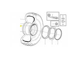 Volvo A20C Felgen O-Ring VOE4789826 u.a. für A25, A25B, A25C – Ansicht 2