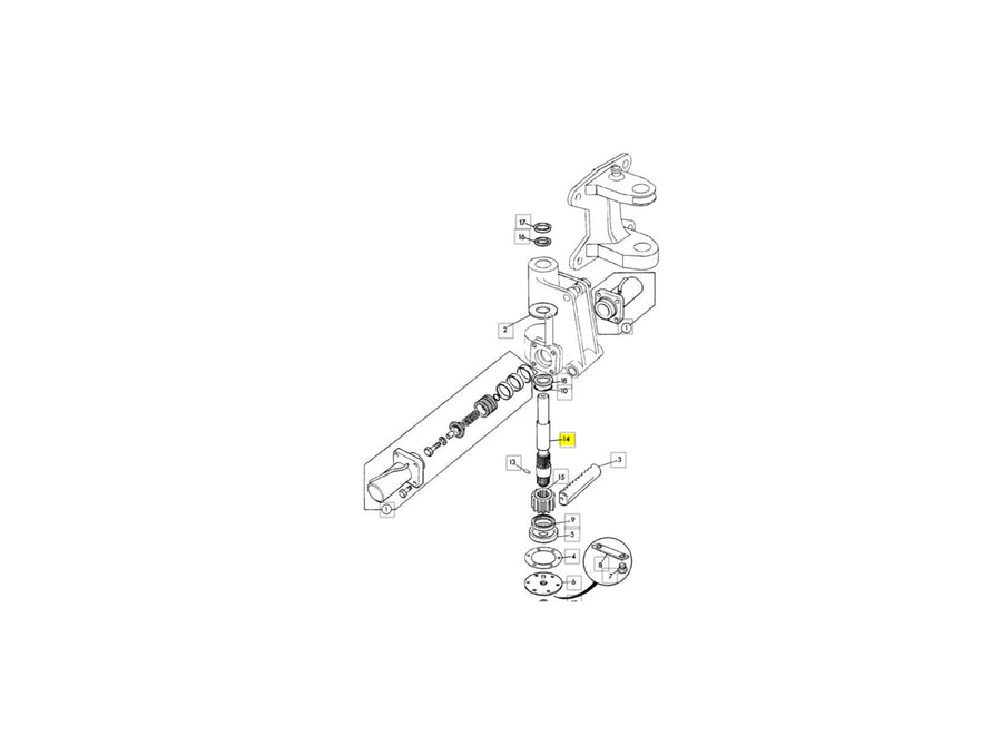 Premium Line JCB Welle 123/04862 Sonstige Ersatzteil