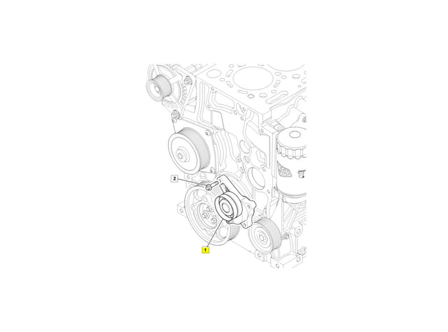 Premium Line JCB Umlenkrolle 320/08584 Sonstige Ersatzteil