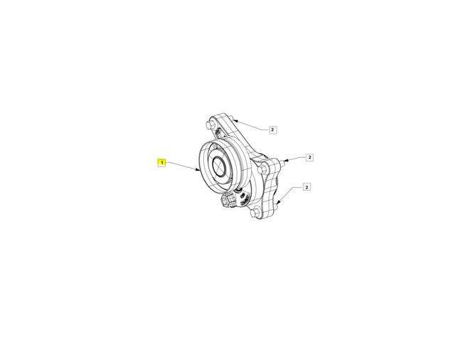 Premium Line JCB Umlenkrolle 320/08651 Sonstige Ersatzteil