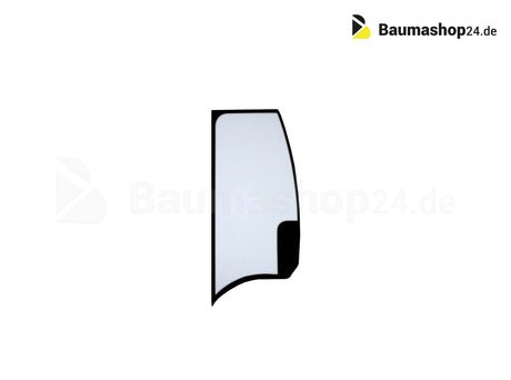 Original Yanmar Minibagger Seitenscheibe Hinten Links 172B1768230 für SV15 | SV16 | SV17 | SV18 | SV20 | SV22 | SV26