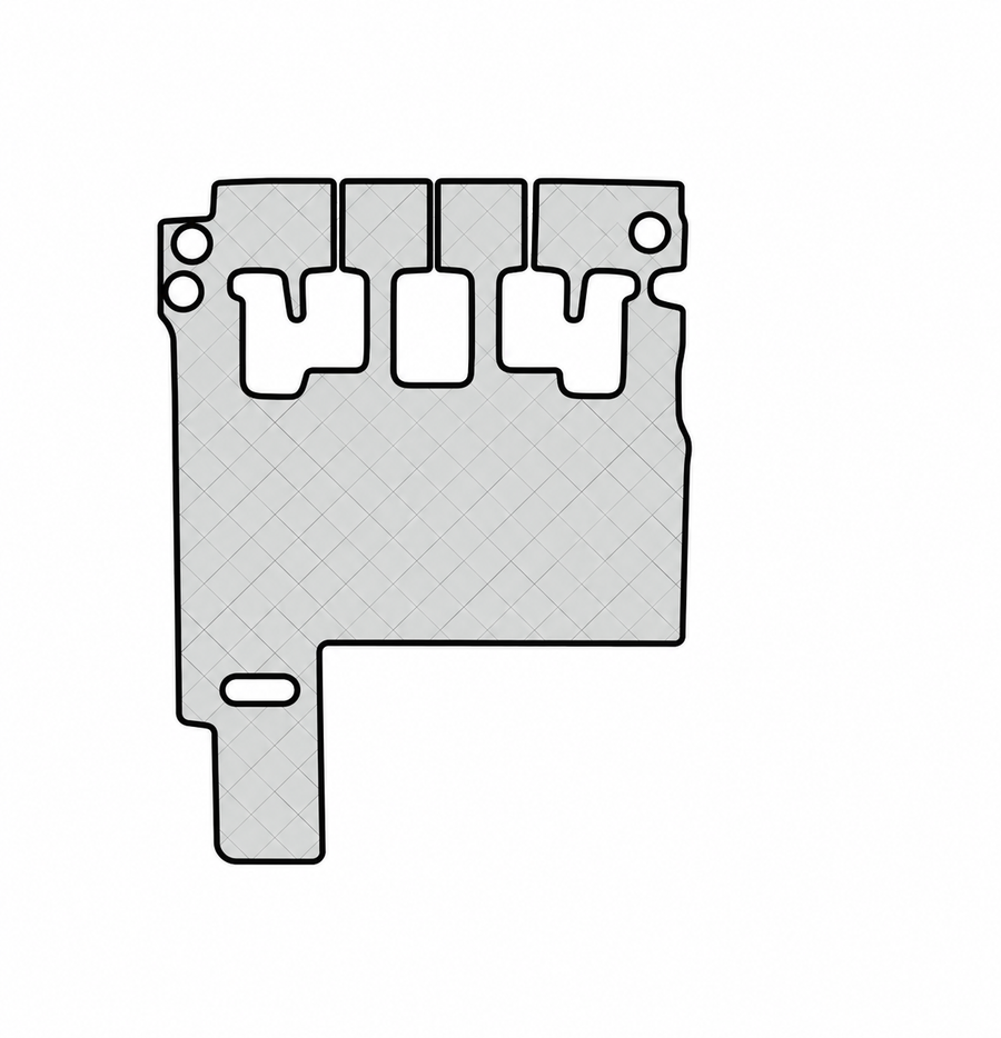 Caterpillar Foot mat Next Generation 320-352 // 5 pedals