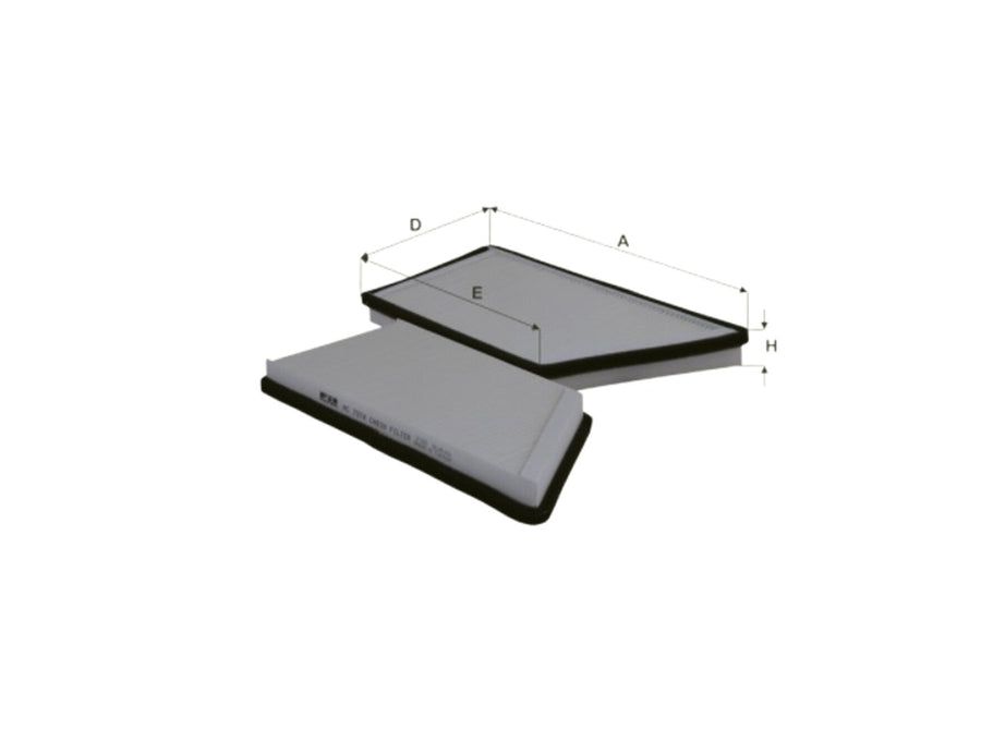 Original Fil Filter Innenraumfilterelement HC7074