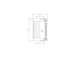 Original FILTREC Filterelement für Druckfilter D660G25B