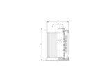 Original FILTREC Filterelement für Druckfilter DHD990H10B/ESD