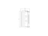 Original FILTREC Filterelement für Druckfilter DLD360E03B