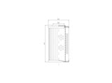 Original FILTREC Filterelement für Rücklauffilter R274T60