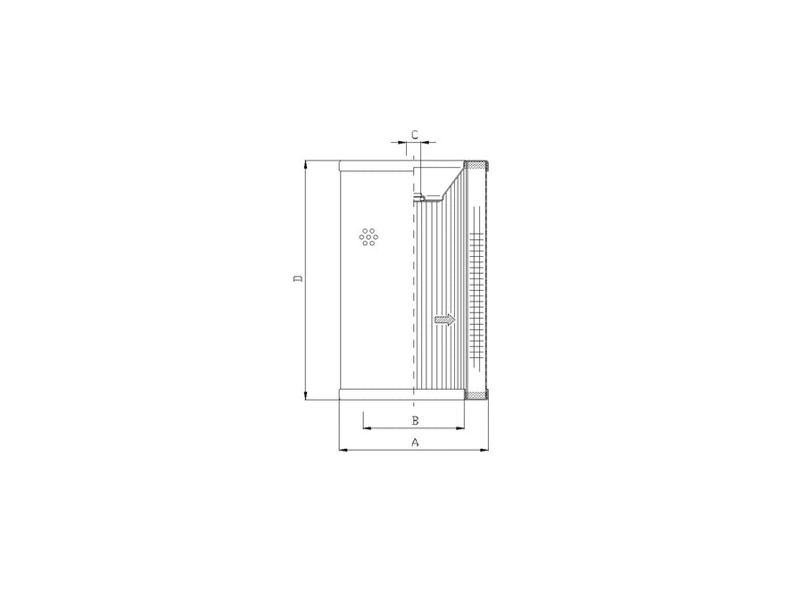 Original FILTREC Filterelement für Rücklauffilter R720G06