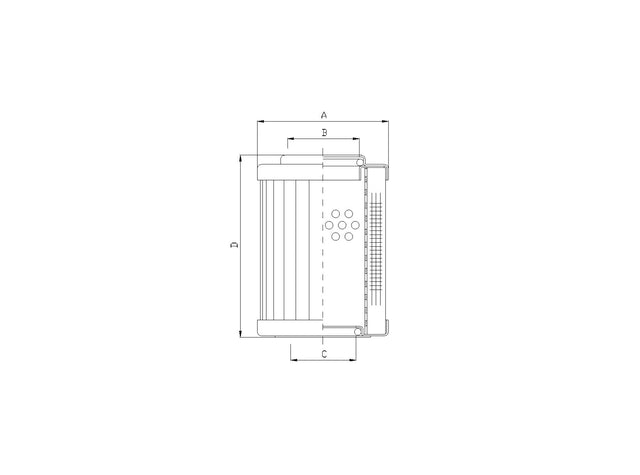 Original FILTREC Filterelement für Rücklauffilter RMR690E05B