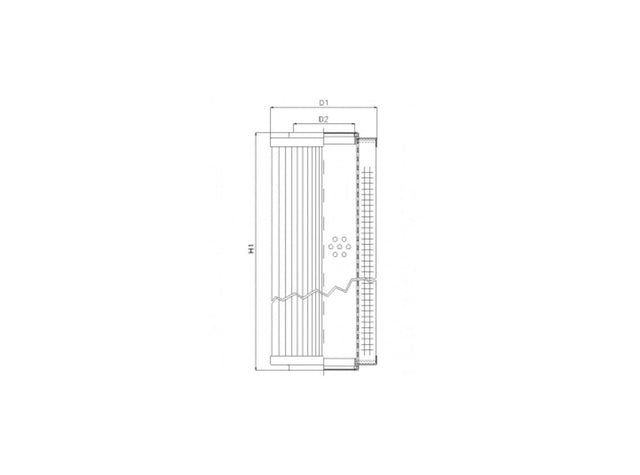 Original FILTREC Filterelement für Rücklauffilter RVR10020B300B