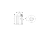 Original FILTREC Saugfilter (Anschraubelement) FS191B12T125