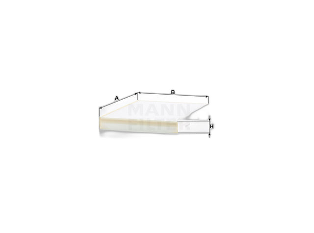 Original MANN-FILTER Innenraumfilterelement CU 3780