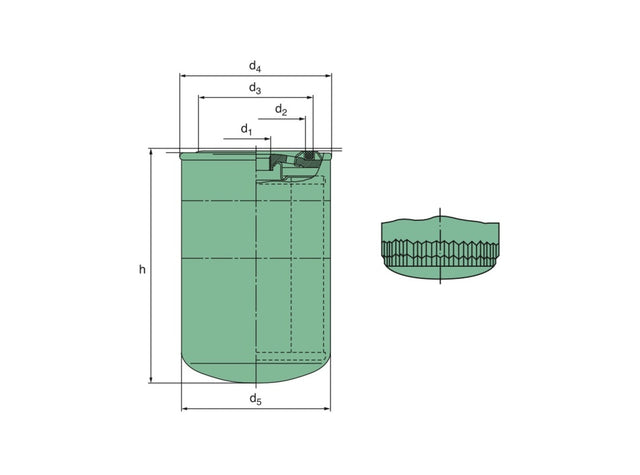Original MANN-FILTER Kraftstoffwechselfilter WK 950/3