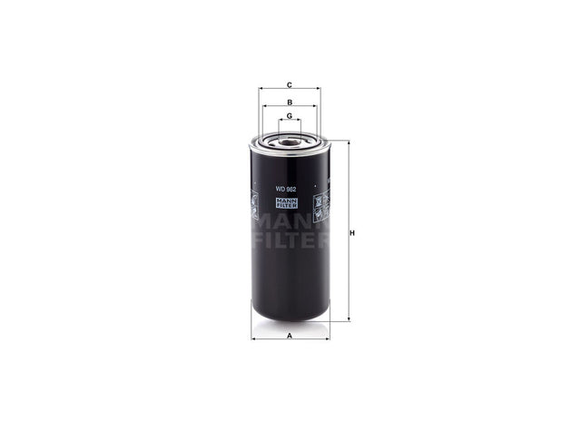 Original MANN-FILTER Ölfilter SpinOn WD 962