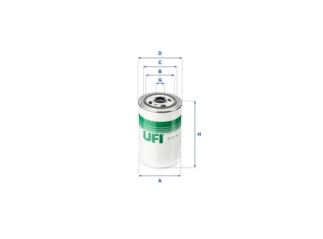 Original UFI Filters Kraftstofffilterelement 24.031.00